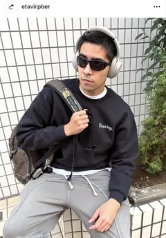 激レア！etavirpのロゴスウェットennoy everyone stussy