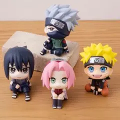 【新品・未開封】るかっぷNARUTO ナルト、サスケ、サクラ、カカシ　七班セット
