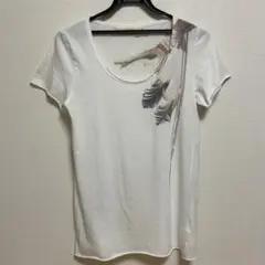 00s GOA ゴア フェザープリントTシャツ archive Y2K 亜熱帯のサムネイル
