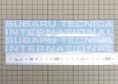 STI ＋文字 70cm チェリーピンク・シルバー 2枚