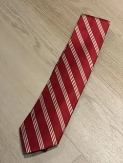 赤 ストライプ ネクタイ　ブルックスブラザーズ