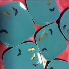 香蘭社小皿5枚セット 2 季節の和菓子に