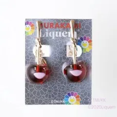 村上隆　liquem チェリーピアス ブラック　未使用 Murakami×Liquem 村上隆 チェリー ピアス リキュエム【未開封