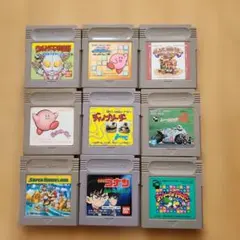 ゆ*ん様 ゲームボーイソフト9本まとめ売り