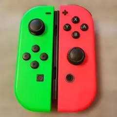 【美品純正完動品】任天堂 NintendoSwitchジョイコングリーンレッド①