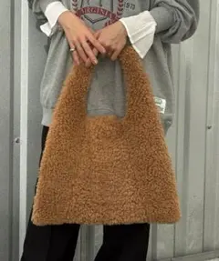 未使用タグ付き LEPSIM テディボアバッグ