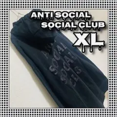 ●黒輝砂●爆限定デザイン●アンチソーシャルソーシャルクラブ●パーカー●稀少サイズ