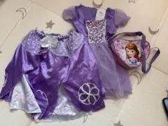 今週まで！！ ディズニープリンセスソフィアドレスセット スリッパ・ペンダント付き