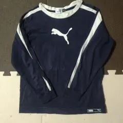 PUMA 長袖カットソー 130 ネイビー