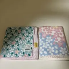 m*♡様 花柄タオルハンカチ 綿100% 日本製