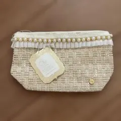 ☆新品未使用 ☆レスポートサック ☆ホワイト キルティング ポーチ