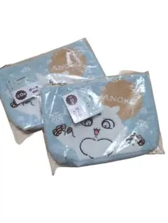 新品未使用 ちいかわ あのこ ポーチ 2個セット くじ D賞