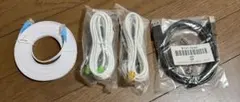 LANケーブルなど4本セット