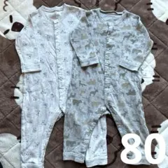 ユニクロ　ロンパース80