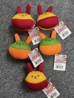 ペティオ】全犬猫種用　デンタルうさぴー6点　おもちゃ　新品のサムネイル