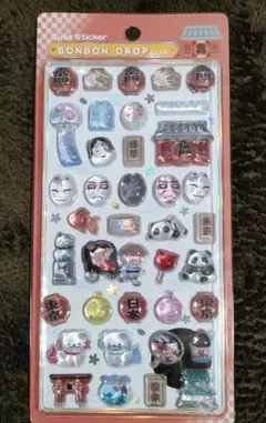 最安値☆和柄　東京観光　ボンボンドロップシール　クーリア　正規品