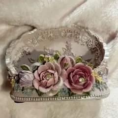 スマホスタンド 薔薇 アンティーク風 インテリア
