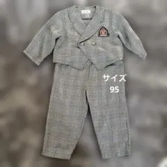 子供　フォーマルスーツ　95 小さめ　軟らかい　ウエストゴム　普段使いにも