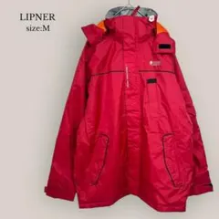 LIPNER スキー スノボウェア　ジャケット　メンズ　防水　レッド　ロゴス
