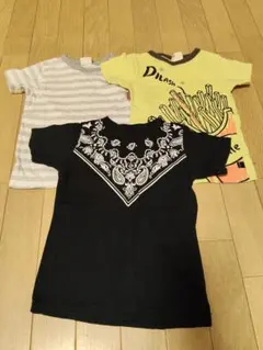 美品込　男の子ブランドTシャツ 3枚セット 110