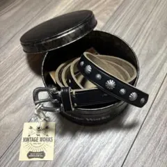 Vintage Works DH5745 タグ付き Vintage Works ヴィンテージワークス Leather belt レザーベルト