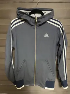 adidas フード付きジャージ　M