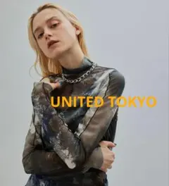 ★美品★UNITED TOKYO★シーナリーアートシアートップス★のサムネイル