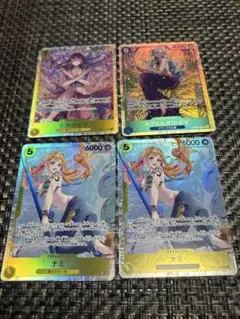 ワンピースカード　ナミ2枚.ネフェルタリ・ビビ、ニコ・ロビンSR4枚 まとめ売り