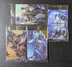 【未開封品】モンスターハンターウエハース モンスターハンターワールド4枚セット
