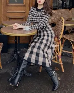 2025年最新】herlipto ニット ワンピースの人気アイテム - メルカリ