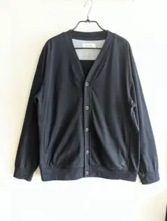 【美品】ゴールデンベア　紺色ボタン付きカーディガン　春夏のサムネイル