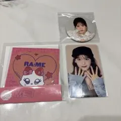 ME:I 石井蘭 缶バッジ トレカ ステッカー