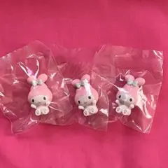 サンリオ なりきりうさぎさんフィギュア マイメロディ 3コセット