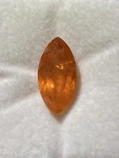 【超特価】スペサルティンガーネット 6.9ct マーキースカット ルース