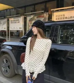 SHEIN ドット ロンT s