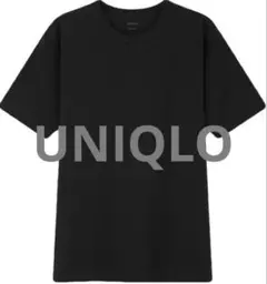 UNIQLO クルーネックTシャツ　半袖Tシャツ　黒　XL オーバーサイズ