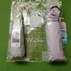 Wpc. 晴雨兼用 折りたたみ傘 日傘　雨傘　2本セット