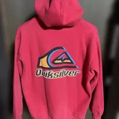クイックシルバーパーカーレッド日本製90s