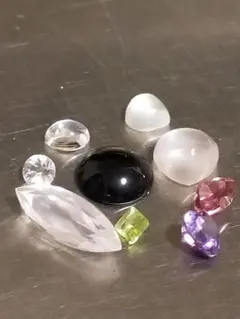 9点ストーン+ダイヤ0.01×3