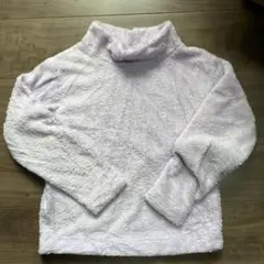 UNIQLO キッズ セーター 薄紫 140 モコモコ 中古