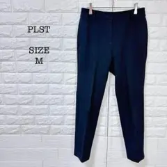 プラステ スティックパンツ 黒 ウォームリザーブ M センタープレス 美脚のサムネイル