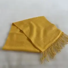 イエローフリンジマフラー短め