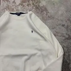 Polo by Ralph Lauren ホワイト トレーナー スウェット L