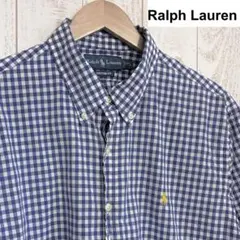 Ralph Lauren カスタムフィット 半袖シャツ ギンガムチェック