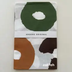 新品帯付き未開封■かまわぬ×ANGERS■てぬぐい■ドーナツ■色替 抹茶のサムネイル