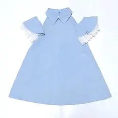 早い者勝ち！FENDIフェンディキッズ高級ドレスワンピース3A水色レース袖 伊製 2026年最新】Fendi 子供用ワンピースの人気アイテム - メルカリ