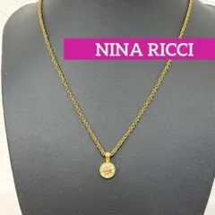 <NINA RICCI>ニナリッチ　ラインストーン付ネックレス