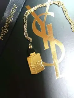 正規 未使用】YVES SAINT LAURENTロゴ刻印/ネックレスチェーン - メルカリ