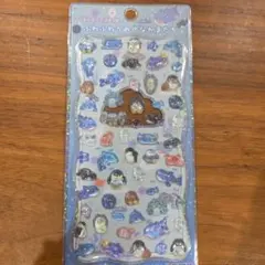 正規品　ふわふわうみのなかまたちプチドロップステッカー　ボンボンドロップシール