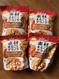 Kellogg's まるごとグラノーラ バリスタアーモンド 400ｇ4袋セットのサムネイル
